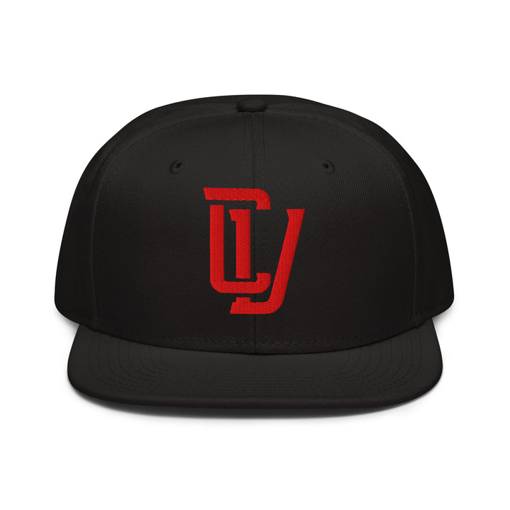 "CV" Snapback | E Luna Brand CLASSIC | 1 Red Thread Logo | 3D Puff Edition