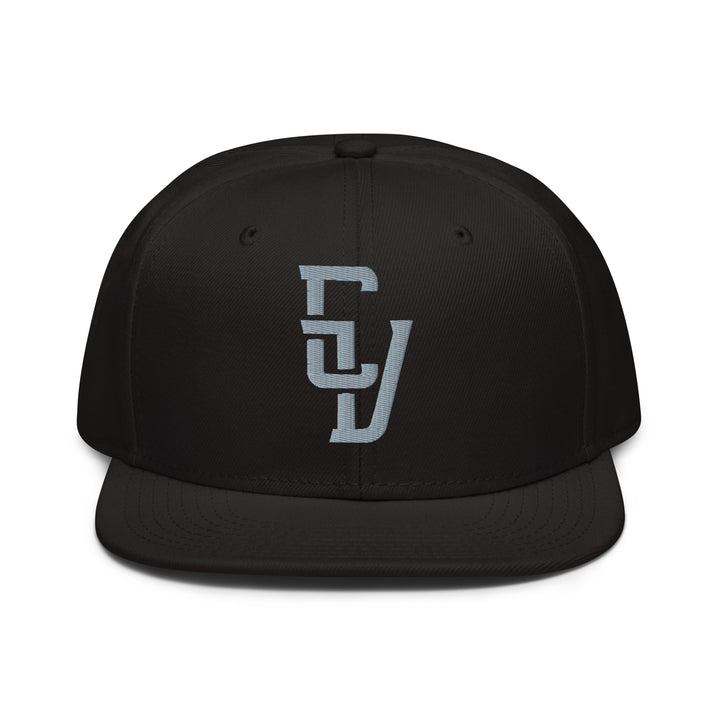 "CV" 2.0 Snapback | E Luna Brand CLASSIC | 1 Grey Thread Logo | 3D Puff Edition