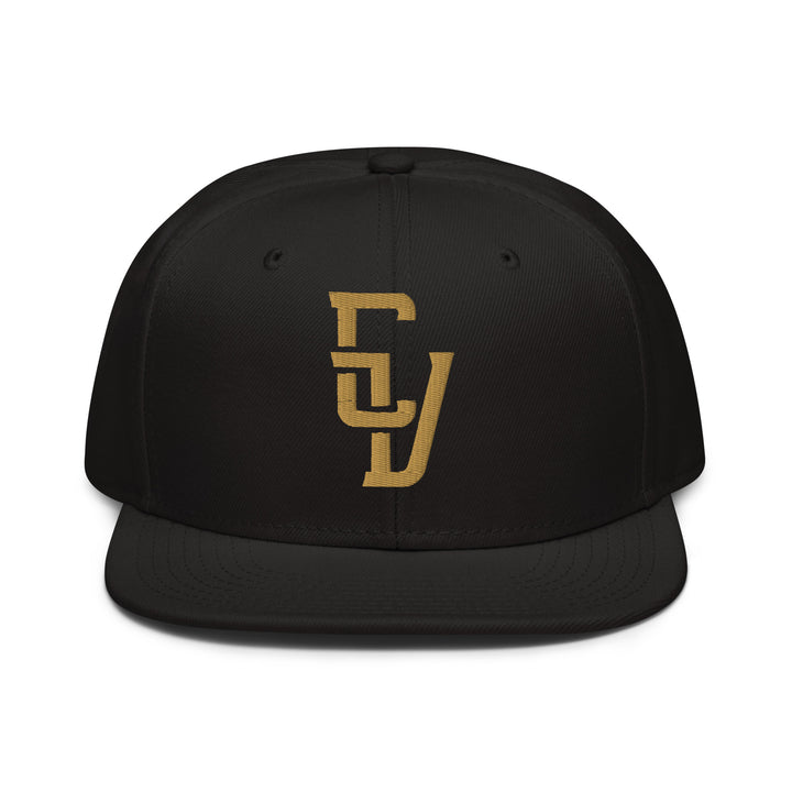 "CV" 2.0 Snapback | E Luna Brand CLASSIC | 1 Old Gold Thread Logo | 3D Puff Edition