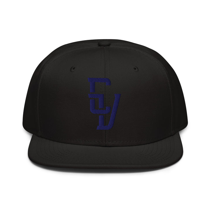 "CV" 2.0 Snapback | E Luna Brand CLASSIC | 1 Navy Thread Logo | 3D Puff Edition