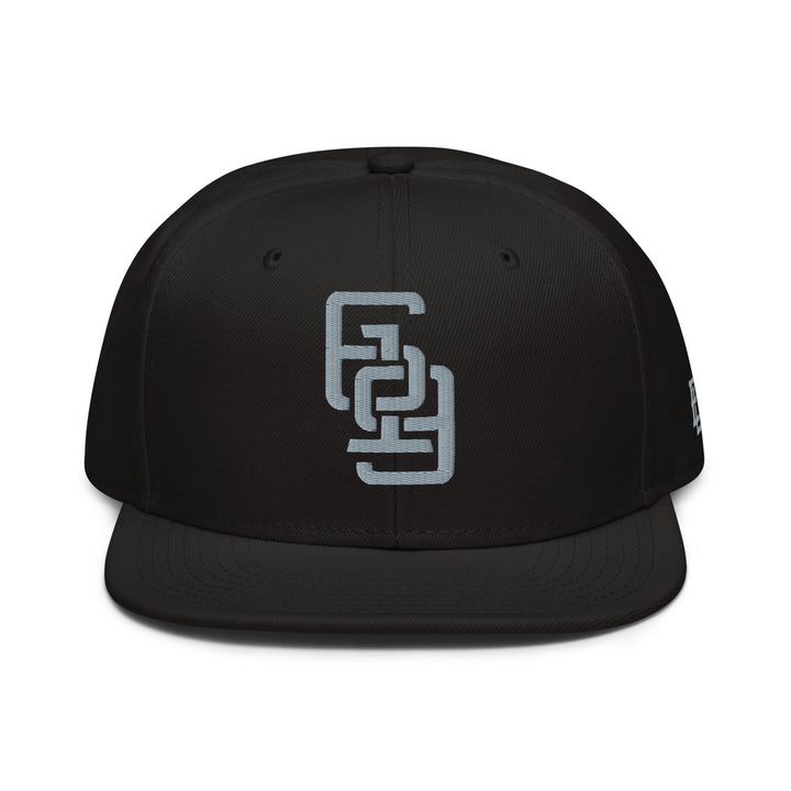 "619" 2.0 Snapback | E Luna Brand ESSENTIAL | 2 Grey Thread Logos | 3D Puff Edition