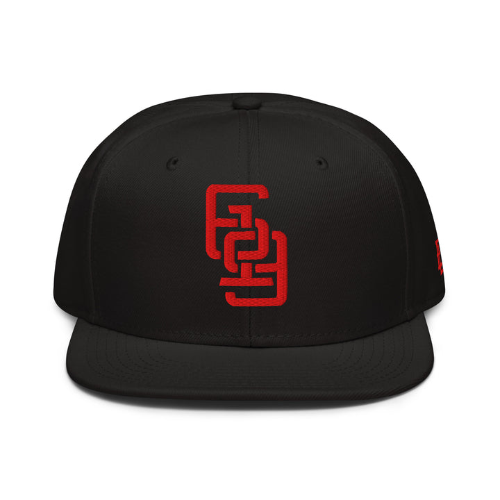 "619" 2.0 Snapback | E Luna Brand ESSENTIAL | 2 Red Thread Logos | 3D Puff Edition