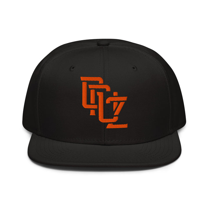 "CRUZ" Snapback | E Luna Brand CLASSIC | 1 Orange Thread Logo | 3D Puff Edition