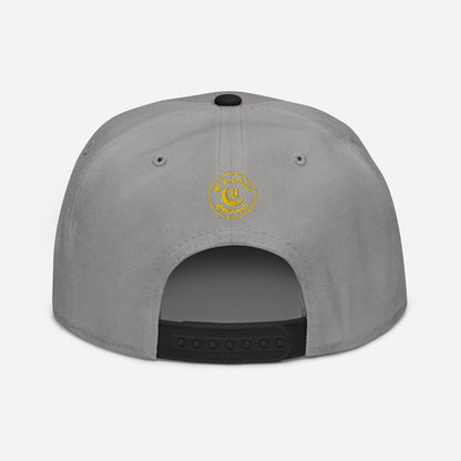 "DGO" Snapback | Otto Cap 125-978 | E Luna SELECT Tricrest 3 Gold Thread Front, Left Side & Back Logos