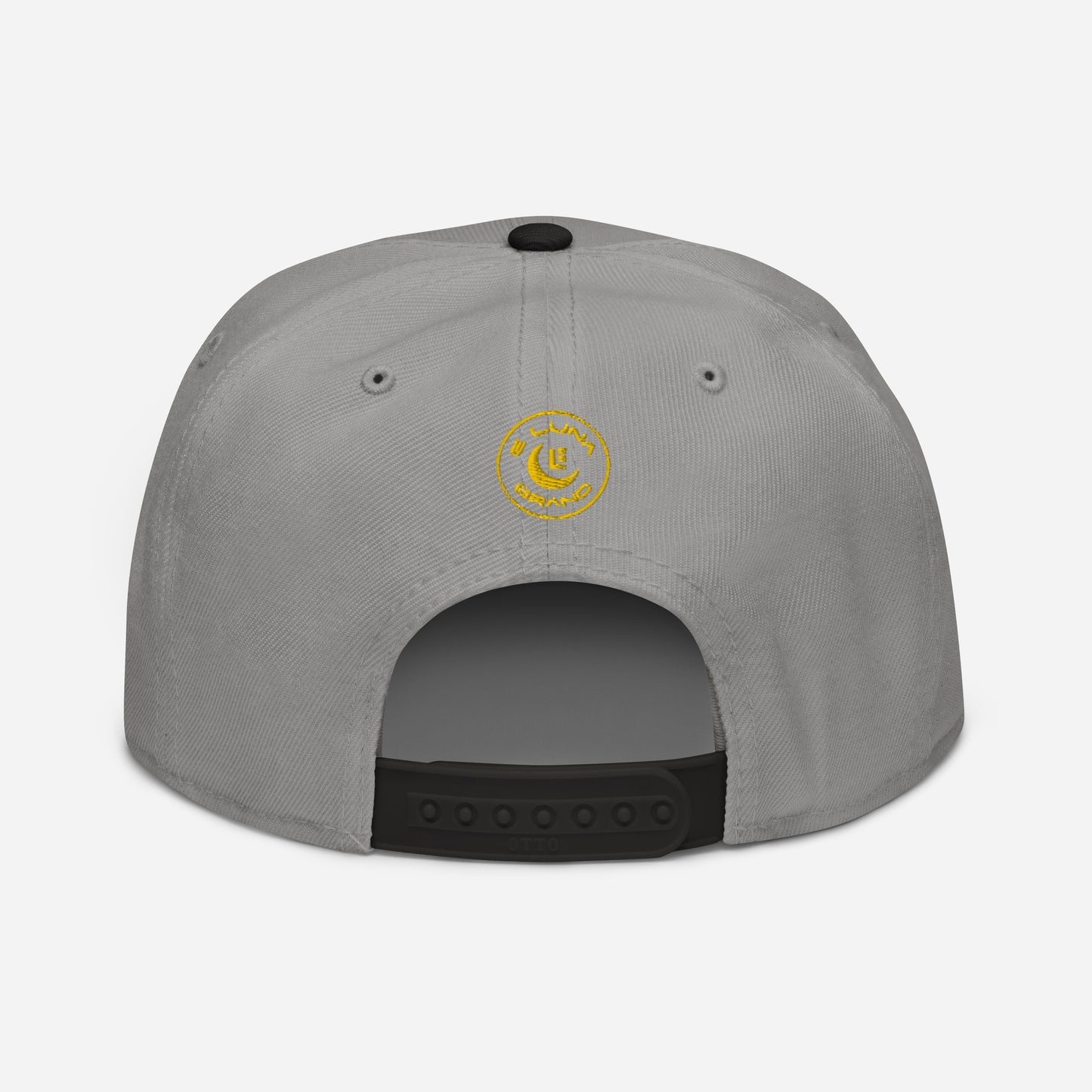 "LOS" Snapback | Otto Cap 125-978 | E Luna SELECT Tricrest 3 Gold Thread Front, Left Side & Back Logos