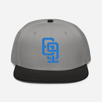 "619" Snapback Otto Cap | E Luna Brand ESSENTIAL | 2 Aqua/Teal Thread Logos
