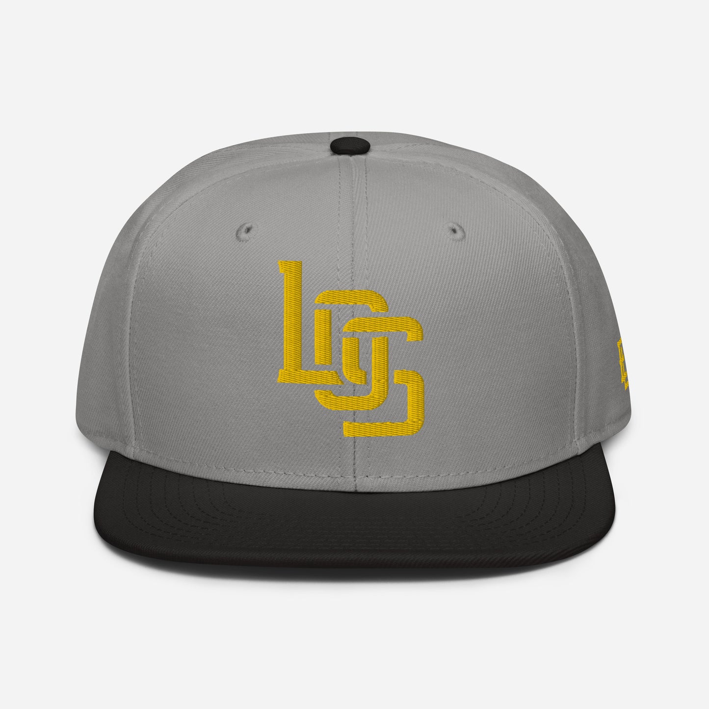 "LOS" Snapback | Otto Cap 125-978 | E Luna SELECT Tricrest 3 Gold Thread Front, Left Side & Back Logos