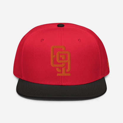 "619" Snapback Otto Cap | E Luna Brand ESSENTIAL | 2 Orange Thread Logos