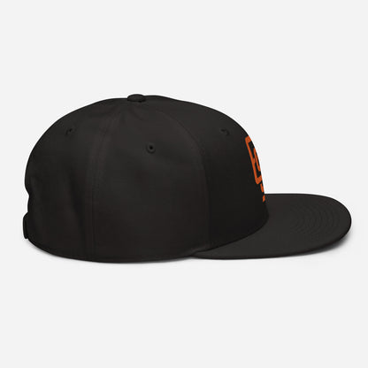 "619" Snapback Otto Cap | E Luna Brand ESSENTIAL | 2 Orange Thread Logos