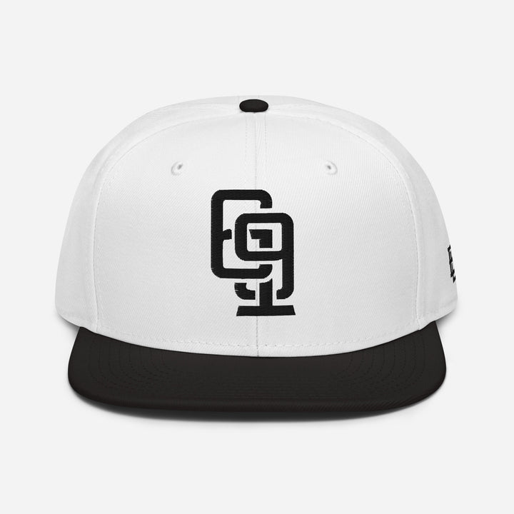 "619" Snapback | E Luna Brand ESSENTIAL | 2 Black Thread Logos | 3D Puff Edition