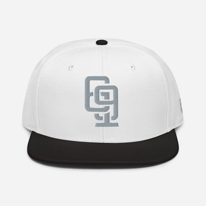 "619" Snapback Otto Cap | E Luna Brand ESSENTIAL | 2 Grey Thread Logos