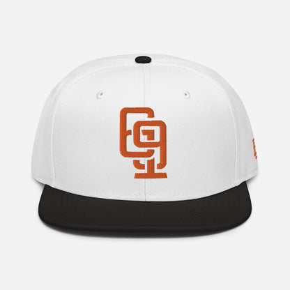"619" Snapback Otto Cap | E Luna Brand ESSENTIAL | 2 Orange Thread Logos