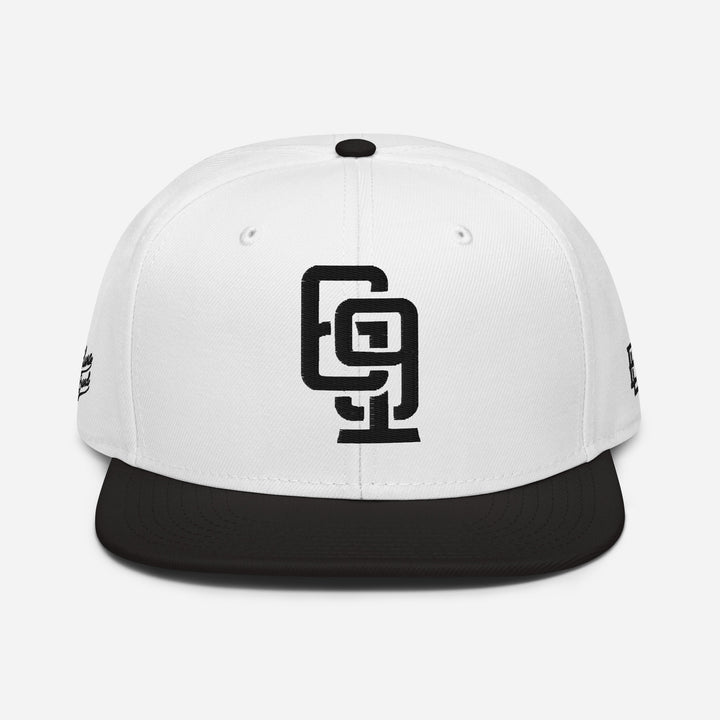 "619" Snapback | E Luna Brand PREMIUM | 4 Black Thread Logos | 3D Puff Edition