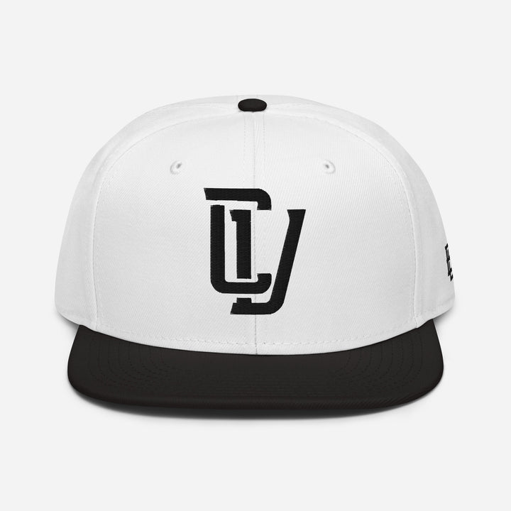 "CV" Snapback | E Luna Brand SELECT | 3 Black Thread Logos | 3D Puff Edition