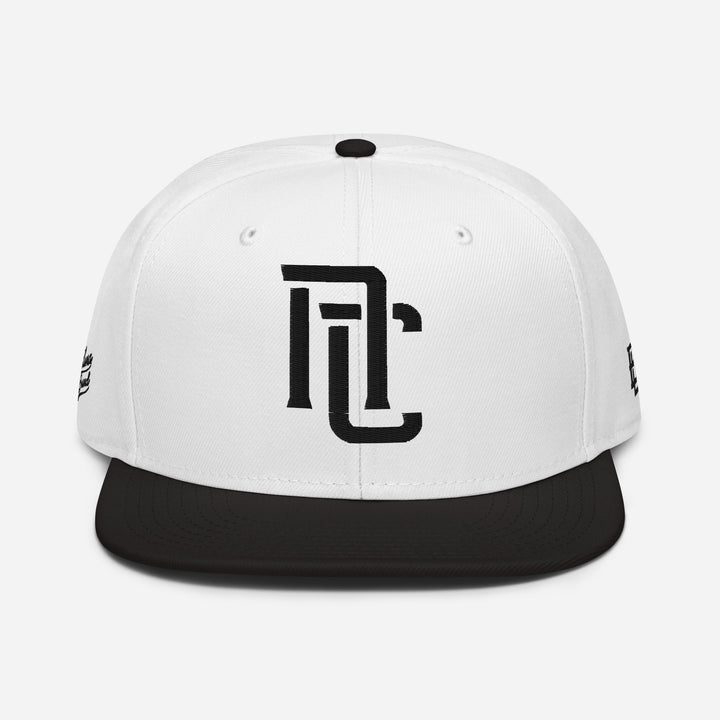 "NC" Snapback | E Luna Brand PREMIUM | 4 Black Thread Logos | 3D Puff Edition