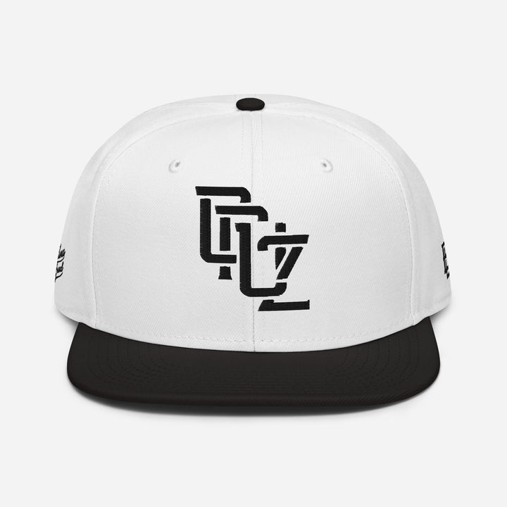 "CRUZ" Snapback | E Luna Brand PREMIUM | 4 Black Thread Logos | 3D Puff Edition