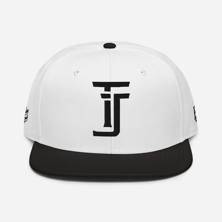 "TJ" 2.0 Snapback | E Luna Brand PREMIUM | 4 Black Thread Logos | 3D Puff Edition