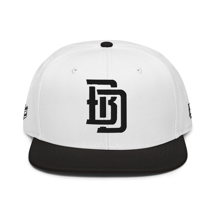 "BD" 2.0 Snapback | E Luna Brand PREMIUM | 4 Black Thread Logos | 3D Puff Edition