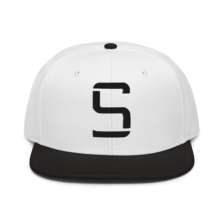 "S" Snapback | E Luna Brand CLASSIC | 1 Black Thread Logo | 3D Puff Edition