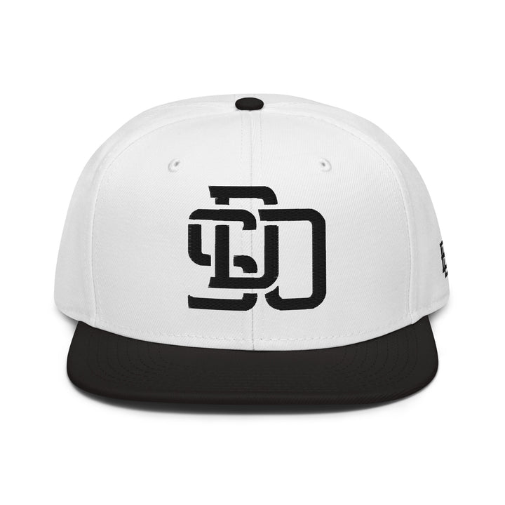 "SDO" Snapback | E Luna Brand ESSENTIAL | 2 Black Thread Logos | 3D Puff Edition