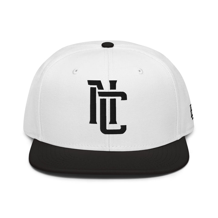 "NC" 2.0 Snapback | E Luna Brand SELECT | 3 Black Thread Logos | 3D Puff Edition