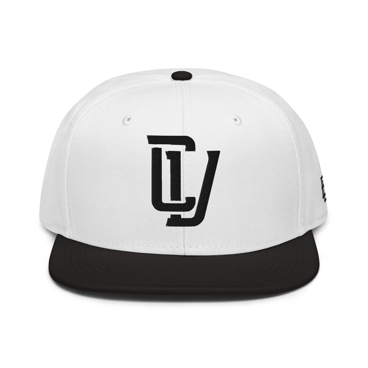 "CV" Snapback | E Luna Brand ESSENTIAL | 2 Black Thread Logos | 3D Puff Edition