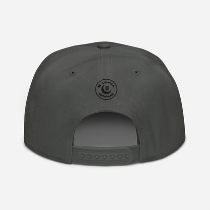 "DGO" Snapback | Otto Cap 125-978 | E Luna SELECT Tricrest 3 Black Thread Front, Left Side & Back Logos