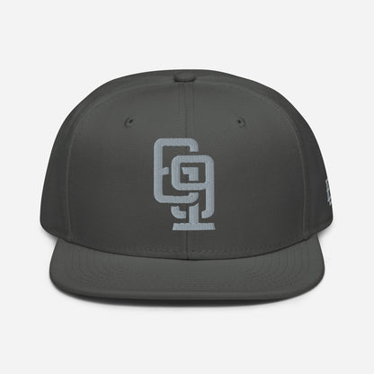 "619" Snapback Otto Cap | E Luna Brand ESSENTIAL | 2 Grey Thread Logos