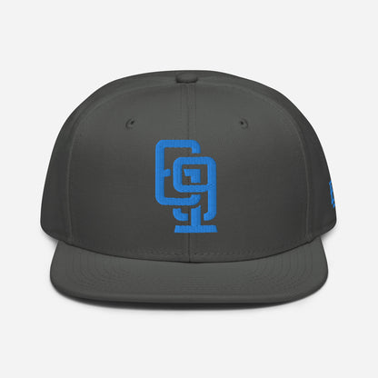 "619" Snapback Otto Cap | E Luna Brand ESSENTIAL | 2 Aqua/Teal Thread Logos