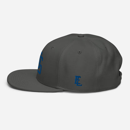 "LOS" Snapback | Otto Cap 125-978 | E Luna ESSENTIAL Duocrest 2 Royal Thread Front & Left Side Logos