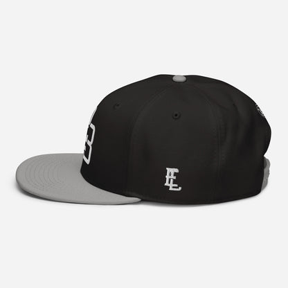 "213" Snapback | Otto Cap 125-978 | E Luna SELECT Tricrest 3 White Thread Front, Left Side & Back Logos