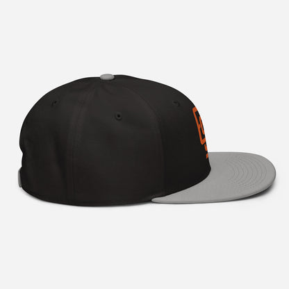 "619" Snapback Otto Cap | E Luna Brand ESSENTIAL | 2 Orange Thread Logos