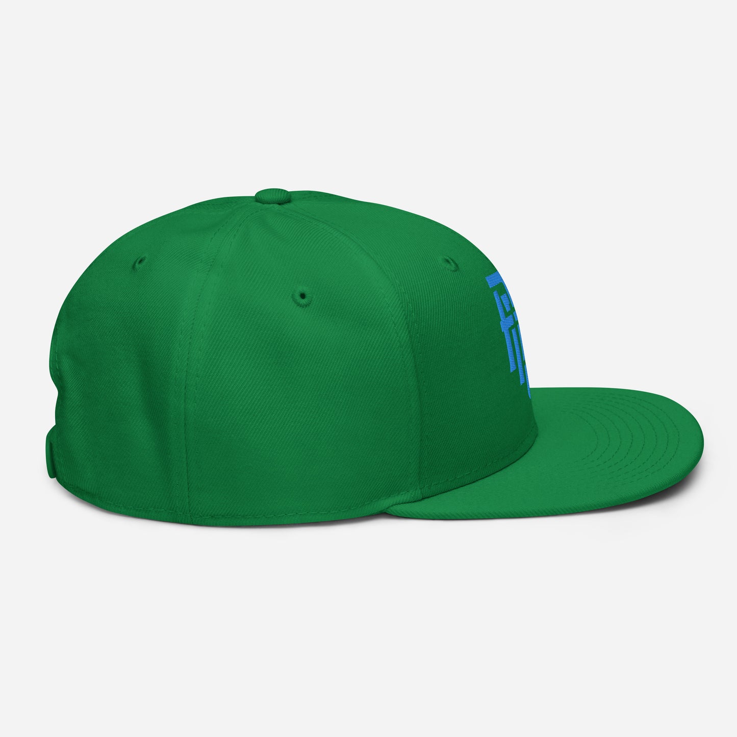 "ANG" Snapback | E Luna Brand ESSENTIAL | 2 Aqua/Teal Thread Logos