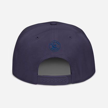 "213" Snapback | Otto Cap 125-978 | E Luna SELECT Tricrest 3 Royal Thread Front, Left Side & Back Logos