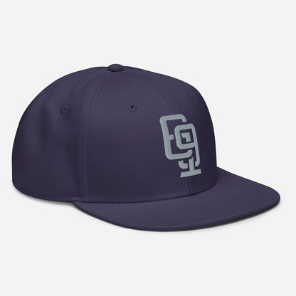 "619" Snapback Otto Cap | E Luna Brand ESSENTIAL | 2 Grey Thread Logos