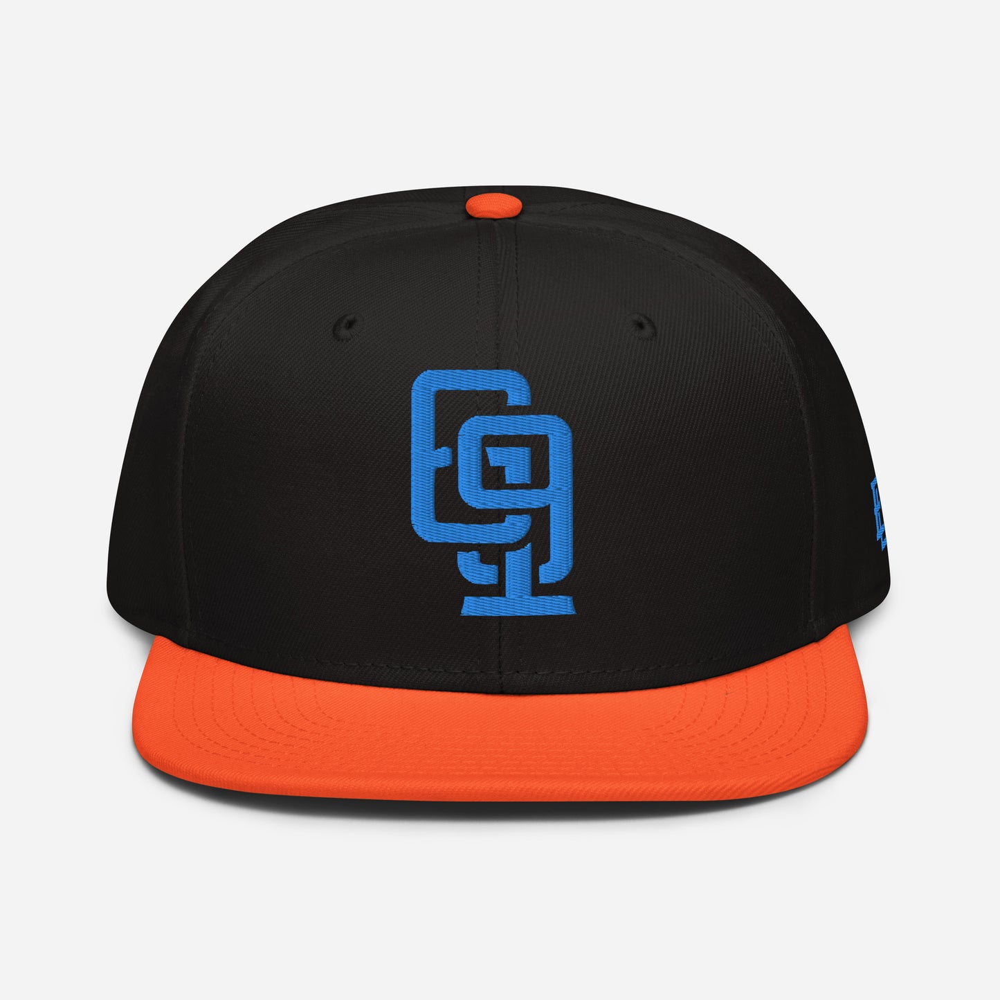 "619" Snapback Otto Cap | E Luna Brand ESSENTIAL | 2 Aqua/Teal Thread Logos
