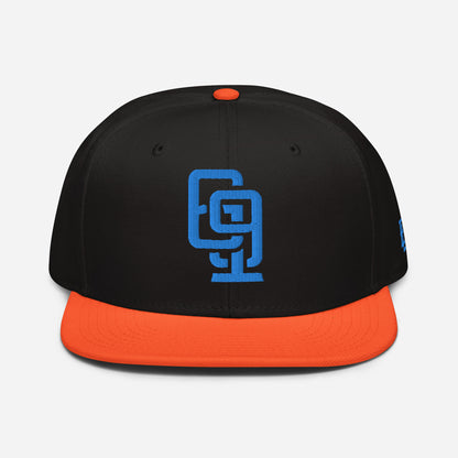 "619" Snapback Otto Cap | E Luna Brand ESSENTIAL | 2 Aqua/Teal Thread Logos