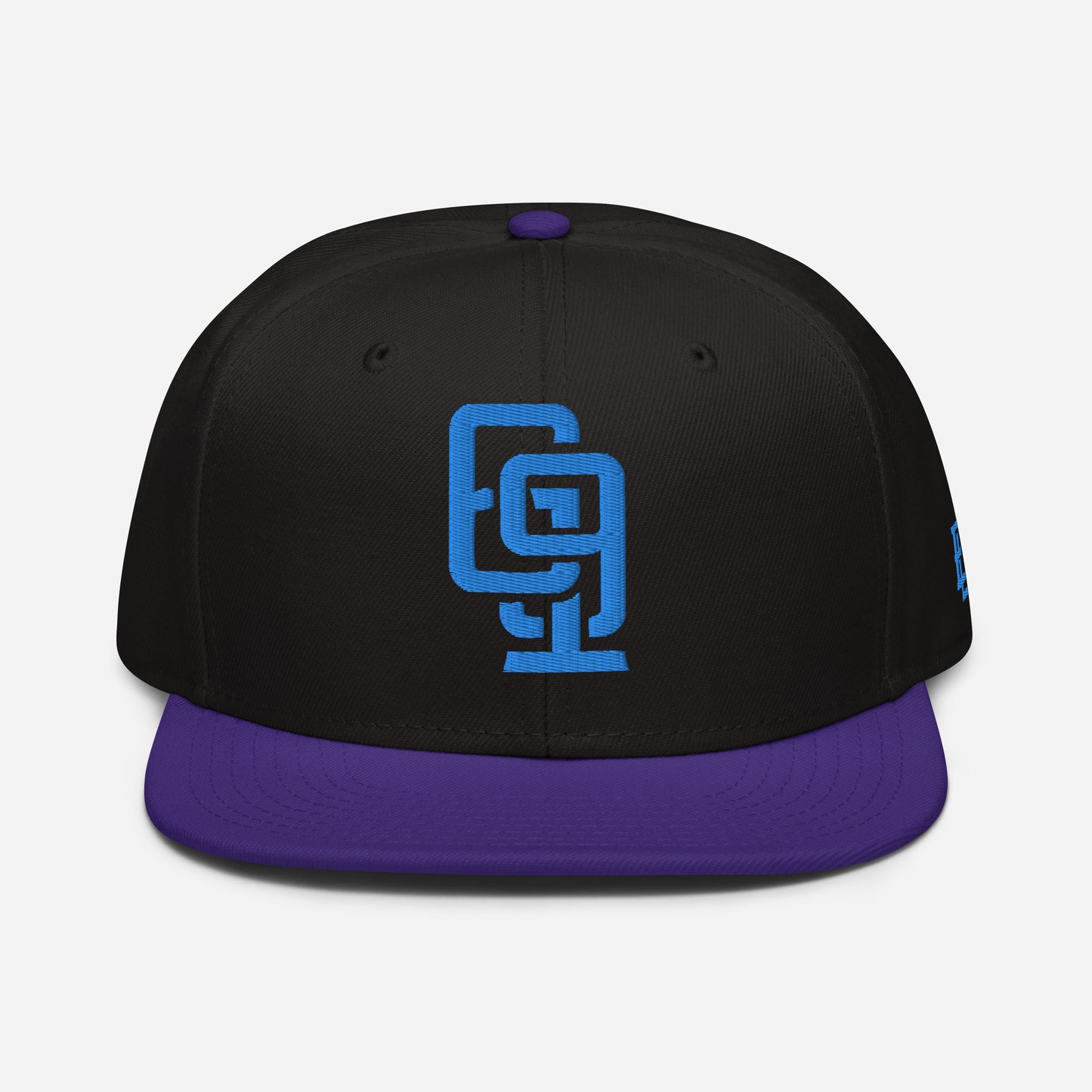 "619" Snapback Otto Cap | E Luna Brand ESSENTIAL | 2 Aqua/Teal Thread Logos