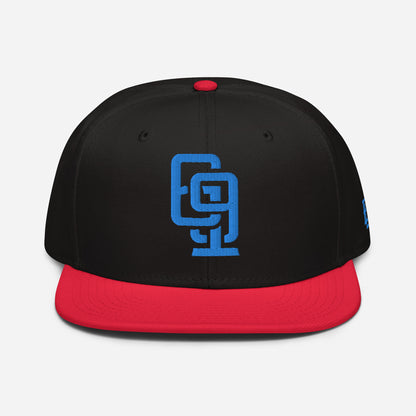 "619" Snapback Otto Cap | E Luna Brand ESSENTIAL | 2 Aqua/Teal Thread Logos
