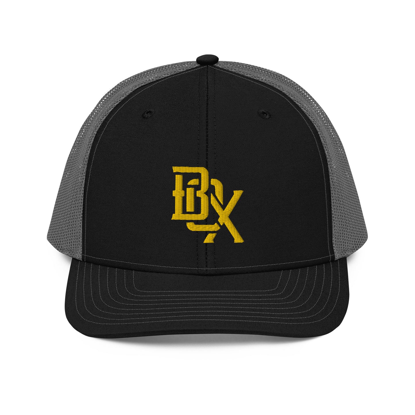 "BOX" Snapback Trucker Cap | Richardson 112 | E Luna CLASSIC Solocrest 1 Gold Thread Front Logo