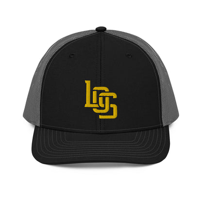 "LOS" Snapback Trucker Cap | Richardson 112 | E Luna CLASSIC Solocrest 1 Gold Thread Front Logo