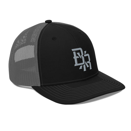 "BXR" Snapback Trucker Cap | Richardson 112 | E Luna CLASSIC Solocrest 1 Grey Thread Front Logo