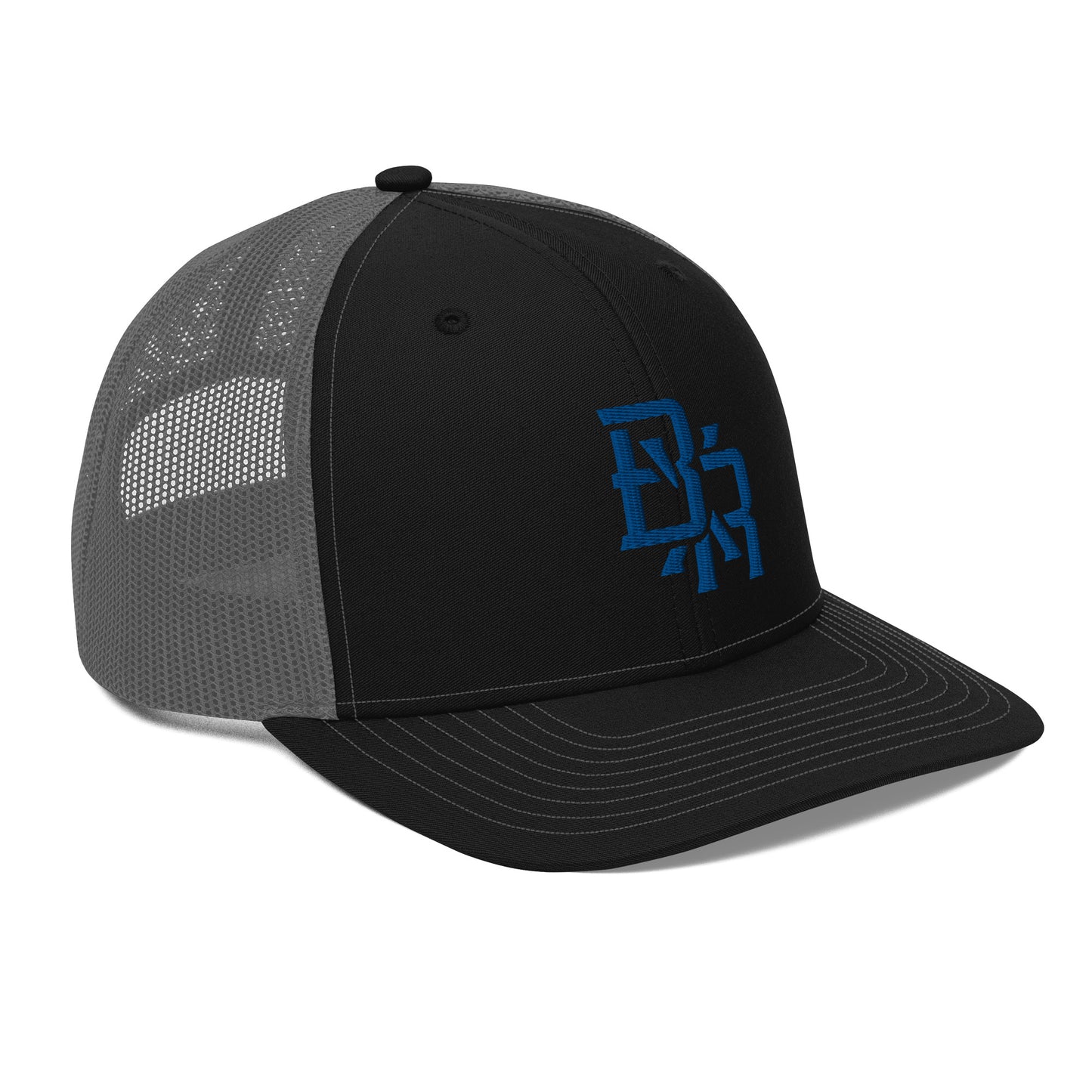 "BXR" Snapback Trucker Cap | Richardson 112 | E Luna CLASSIC Solocrest 1 Royal Thread Front Logo