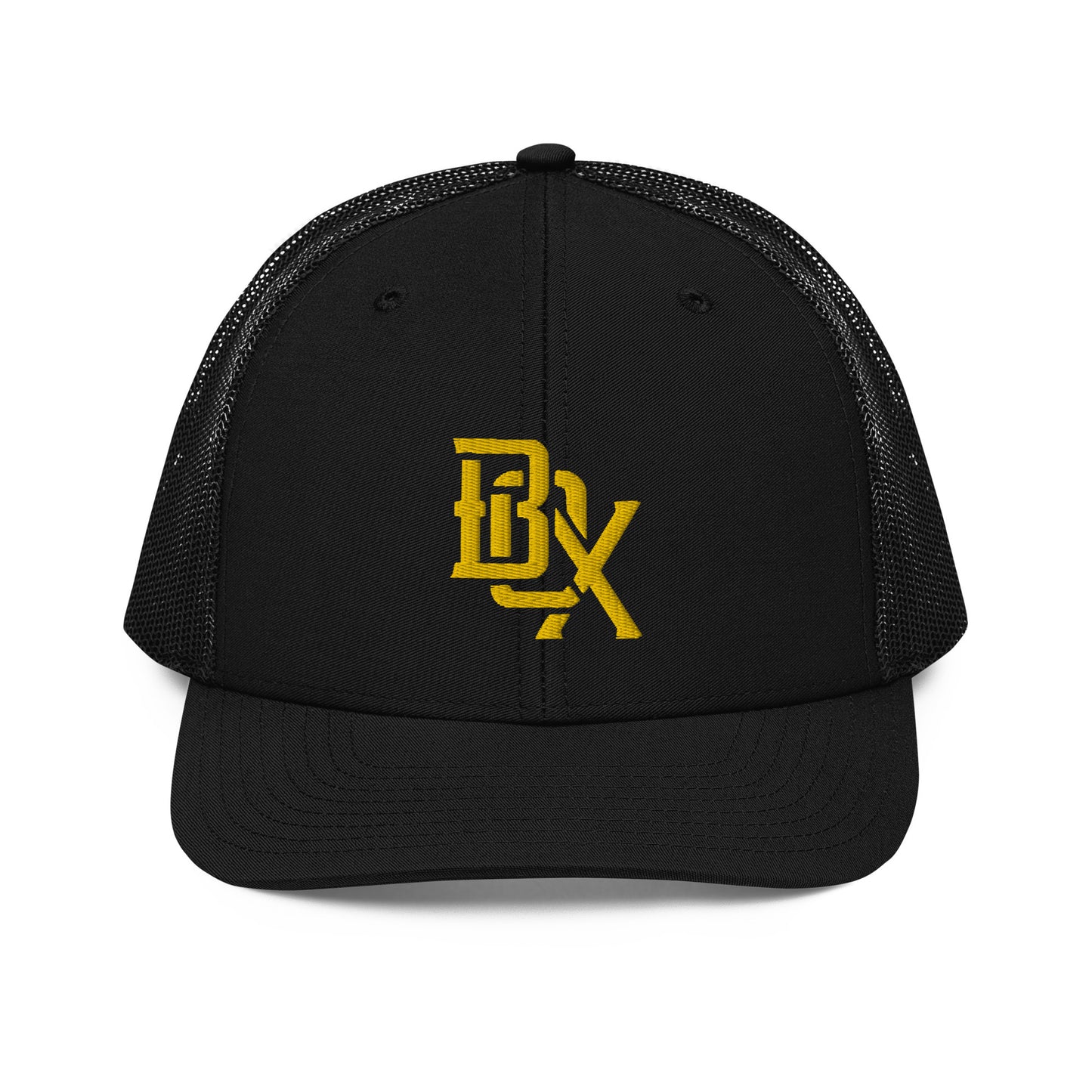 "BOX" Snapback Trucker Cap | Richardson 112 | E Luna CLASSIC Solocrest 1 Gold Thread Front Logo