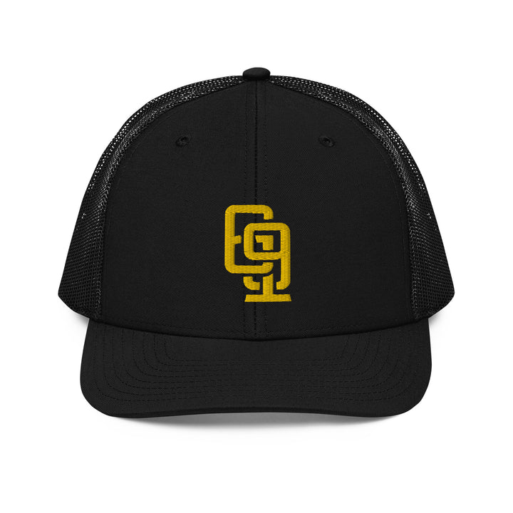 "619" Snapback Trucker Cap | E Luna Brand CLASSIC | 1 Gold Thread Logo | 3D Puff Edition