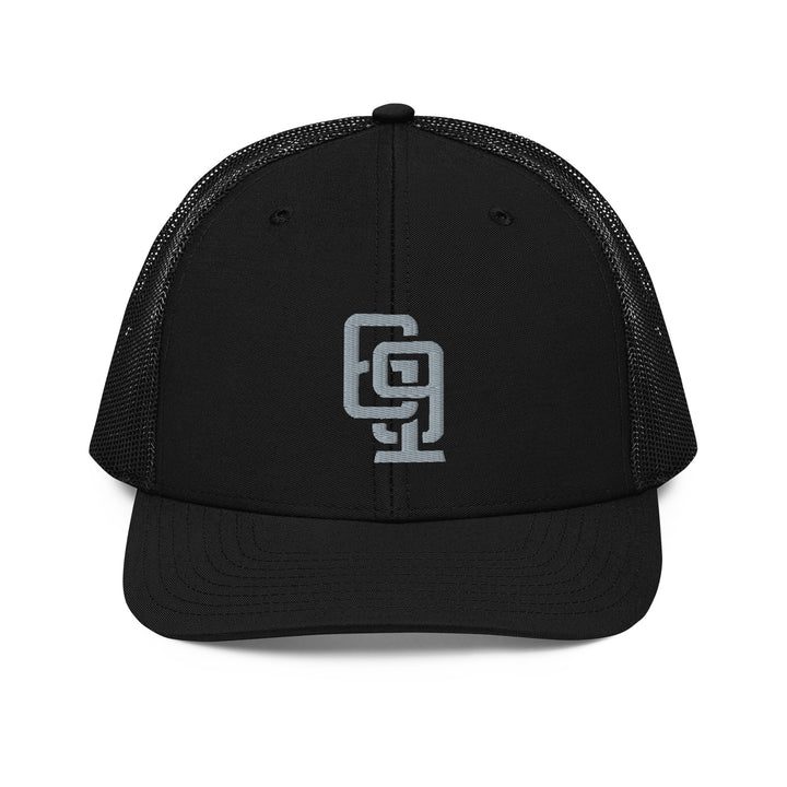 "619" Snapback Trucker Cap | E Luna Brand CLASSIC | 1 Grey Thread Logo | 3D Puff Edition