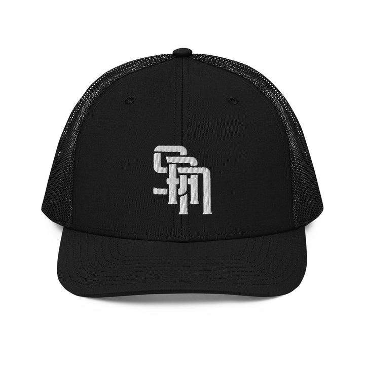 "SAN" Snapback Trucker Cap | E Luna Brand CLASSIC | 1 White Thread Logo | 3D Puff Edition