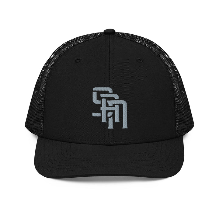 "SAN" 2.0 Snapback Trucker Cap | E Luna Brand CLASSIC | 1 Grey Thread Logo | 3D Puff Edition