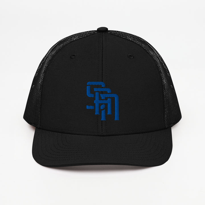 "SAN" 2.0 Snapback Trucker Cap | E Luna Brand CLASSIC | 1 Royal Thread Logo | 3D Puff Edition