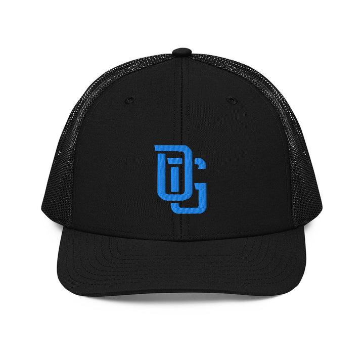 "OG" Snapback Trucker Cap | E Luna Brand CLASSIC | 1 Aqua/Teal Thread Logo | 3D Puff Edition